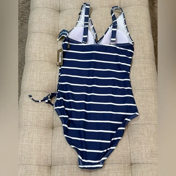 Nip Tuck Swim Torino Stripe Amanda One Piece Swimsuit, Size 4, NWT - Picture 3 of 8